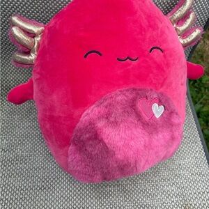 NWT Squishmallows Pink Plush with Gold Details